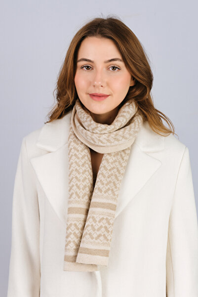 Sebir Moda Ethnic Patterned Knitwear Scarf