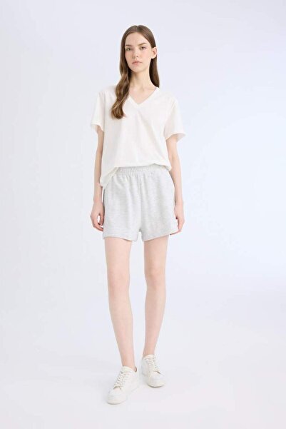 DeFacto Elastische Taille Tasche gerade Bein Shorts U3357az25sm