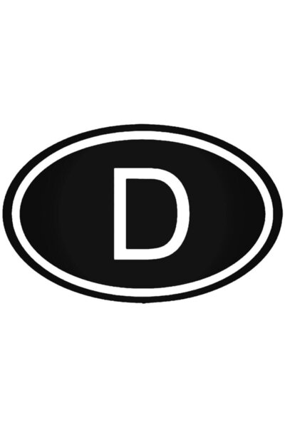 Generic Brand D Germany Country Car Motorcycle Laptop Wall Foil Quality Stick...