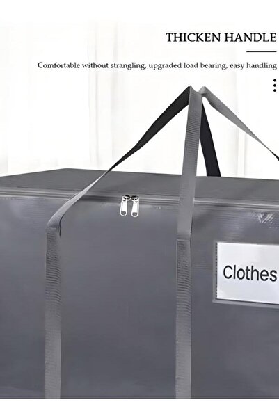 fun zone 2 Pack Large Moving Bags, Heavy Duty Moving Storage Tote Bags with Tag Port, Foldable Clothes