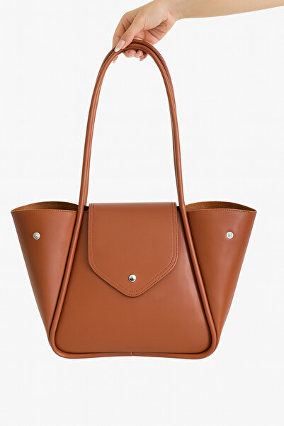 yako حقيبة كتف نورا ذات مظهر جلدي - للمكتب والمدرسة والاستخدام اليومي