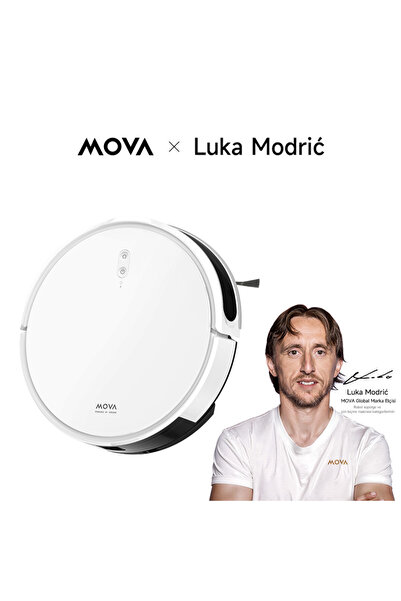 MOVA M1 Robot Süpürge, 4,500pa Güçlü Emiş, Kompakt Gövde, Sabit Lazer Navigas...