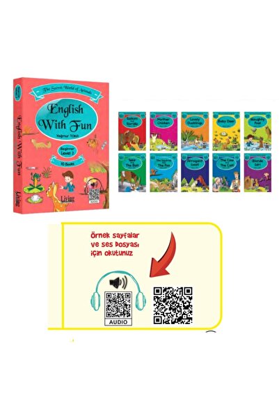 Easy Readers Carte de lectură în engleză cu 10 povești diferite – 5. Clasa - Etapa -2. Cod QR cu practică