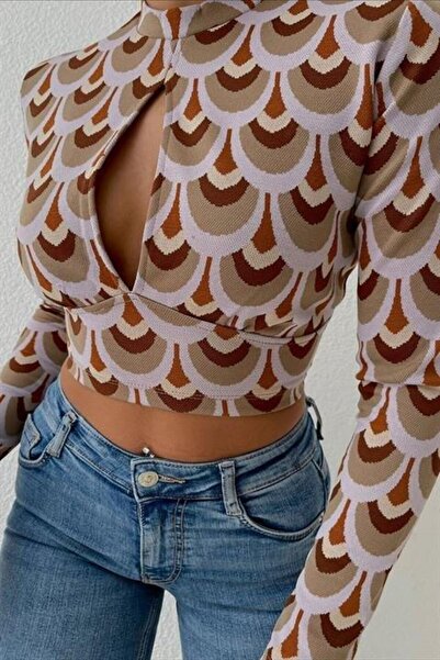 Genel Markalar Autumn Cut Out Bluz 3018-08