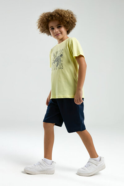 Arnetta Boy's Yellow Bermuda Suit