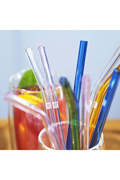 ZWILLING Sorrento Ucu Kıvrık Cam Pipet Renkli
