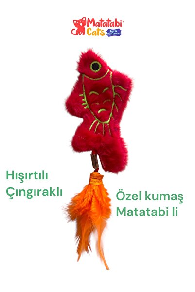 MATATABİ CATS BALIK (hışırtılı,çıngıraklı,MATATABİ li,pelüş oyuncak)