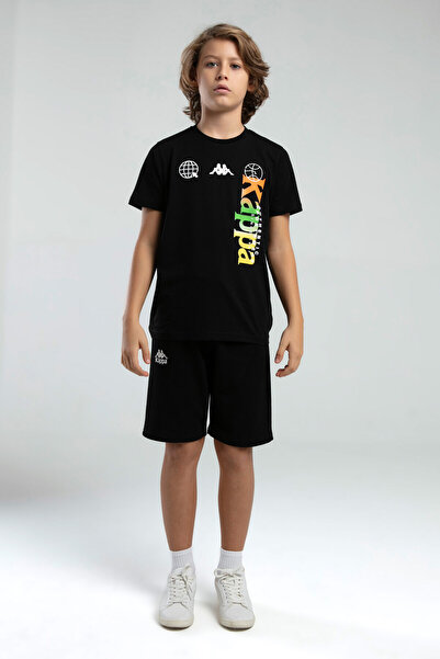 Kappa Boy's Black T-Shirt
