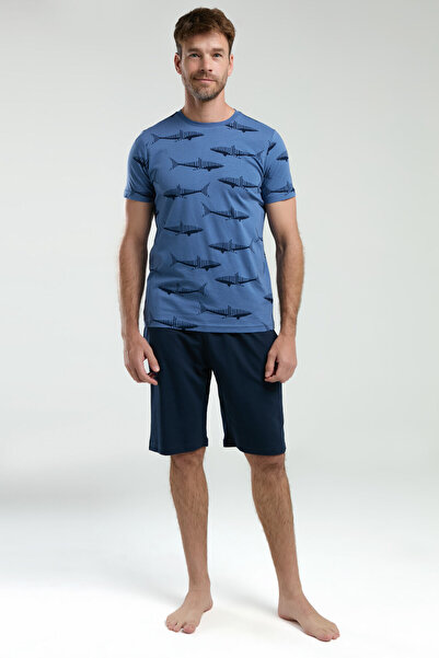 Arnetta Men's Blue Bermuda Suit