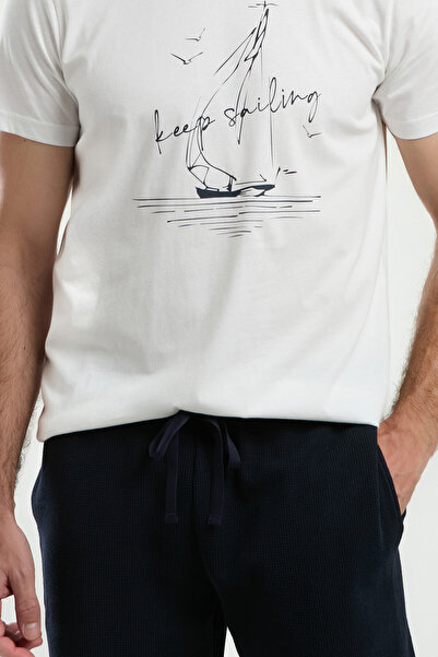 Arnetta Men's White Bermuda Suit