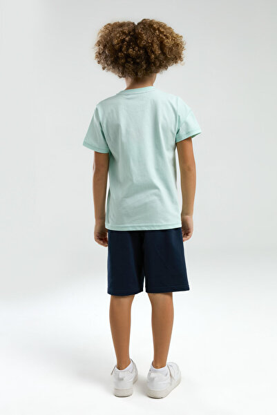 Arnetta Boy's Green Bermuda Suit