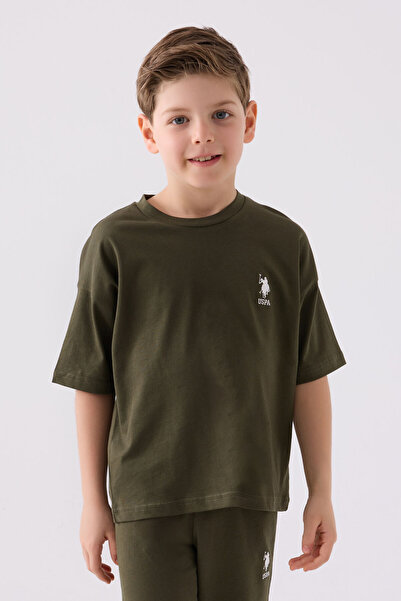 U.S. Polo Assn. Boy's Khaki Bermuda Suit