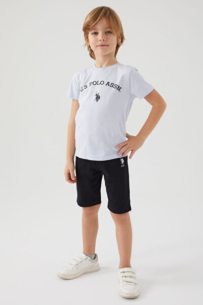 U.S. Polo Assn. Set Bermuda albastru pentru băieți U.S. Polo Assn