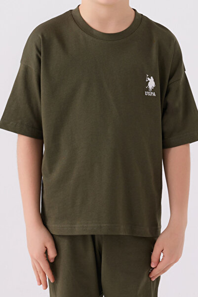 U.S. Polo Assn. Boy's Khaki Bermuda Suit