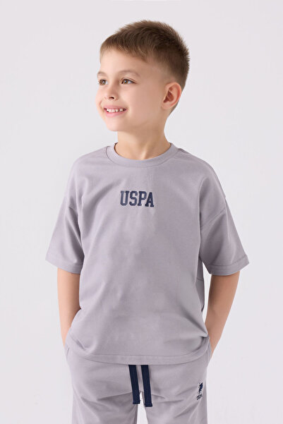 U.S. Polo Assn. Boy's Gray Bermuda Suit