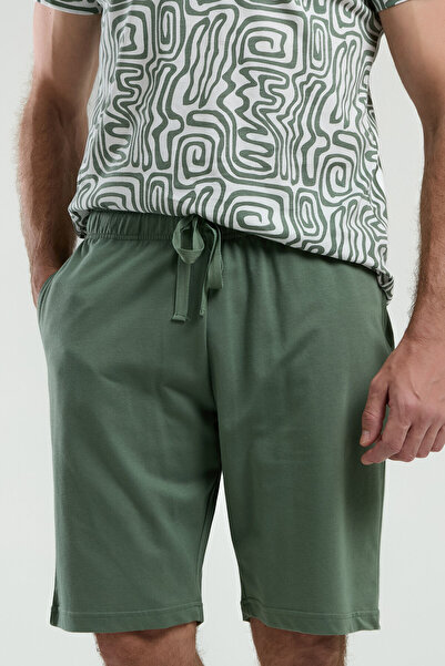Arnetta Ανδρικό κοστούμι πράσινη βερμούδα