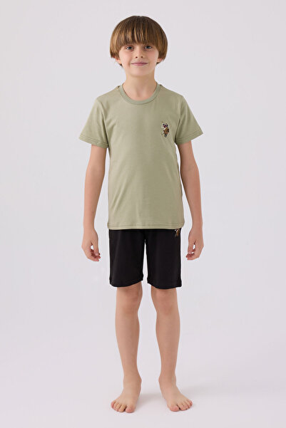 U.S. Polo Assn. Boy's Khaki Bermuda Suit