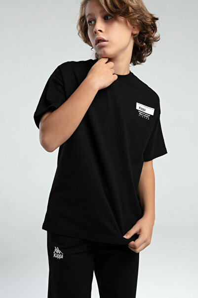 Kappa Boy's Black Bermuda Suit