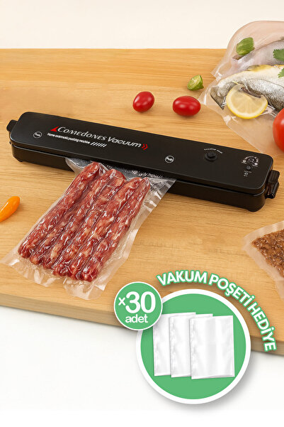 comedones Gıda Mühürleme Vakum Makinesi- Yiyecek Tazeliği Koruma Ev Ve Restoran - Poşet