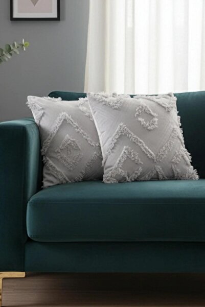 Markaev Bohemian 2-Piece Throw Pillow Cover - Tassel Detailed