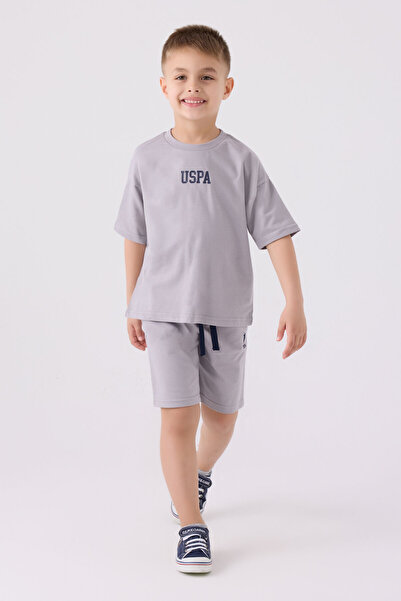 U.S. Polo Assn. Boy's Gray Bermuda Suit