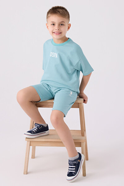 U.S. Polo Assn. Boy's Blue Bermuda Suit