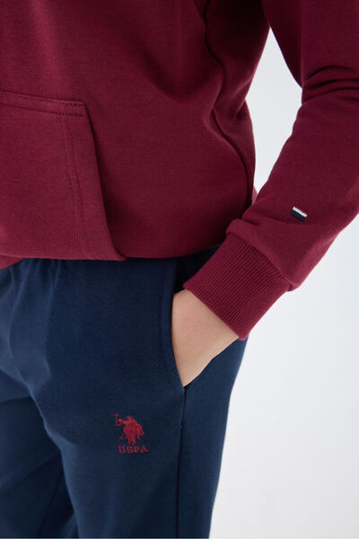 U.S. Polo Assn. Fiú barna tréningruha szett