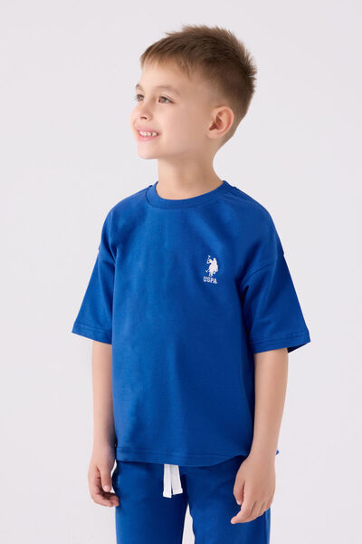 U.S. Polo Assn. Boy's Blue Bermuda Suit