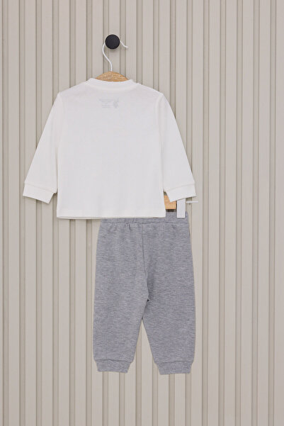 U.S. Polo Assn. Erkek Bebek Beyaz 2li Bebek Takım