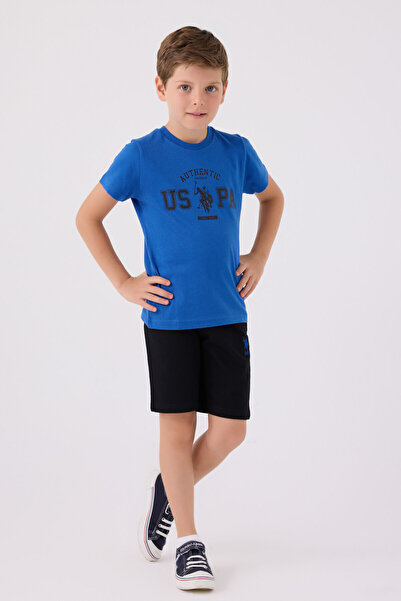 U.S. Polo Assn. Boy's Blue Bermuda Suit