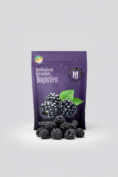 Madame Lyras Böğürtlen Freeze Dried (Dondurularak Kurutulmuş) Meyve Cipsi 16 g.