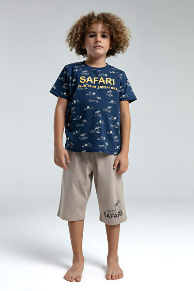 Rolypoly Син комплект Капри за момче