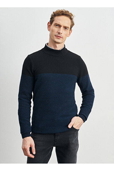 ALTINYILDIZ CLASSICS Altınyıldız Classics Half Turtleneck Standard Black - Pe...