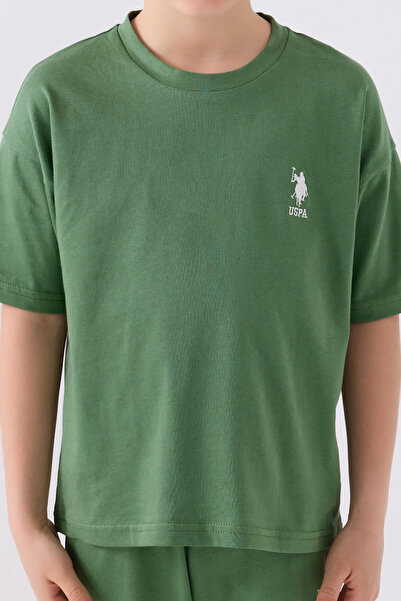 U.S. Polo Assn. Зелен бермудски костюм за момче