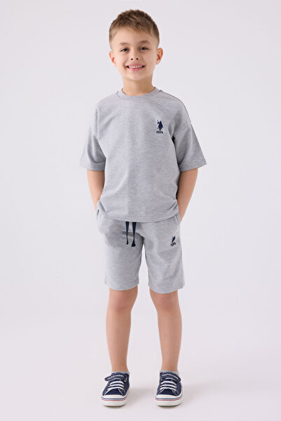 U.S. Polo Assn. Boy's Gray Bermuda Suit