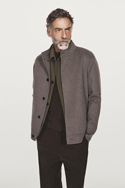 Massimo Dutti Yün karışımlı ceket