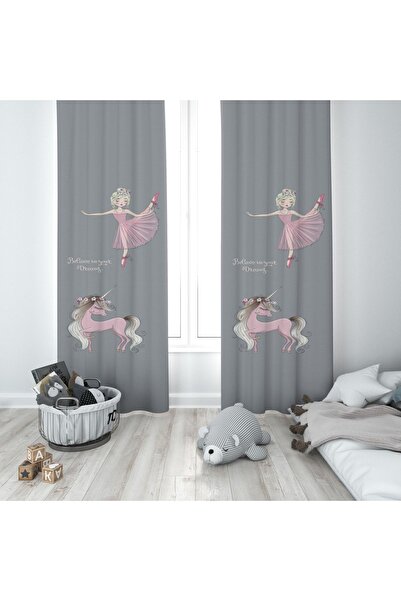 Talia Home 2-крилатий завіса з балериною - Tla-265