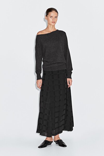 Massimo Dutti Uzun volanlı etek