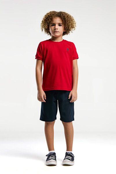 U.S. Polo Assn. U.S. Polo Assn. Boy's Red Bermuda Suit