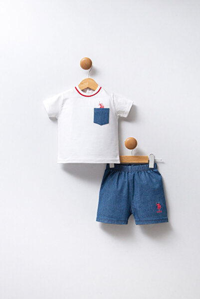 U.S. Polo Assn. U.S. Polo Assn Erkek Bebek Beyaz Takım