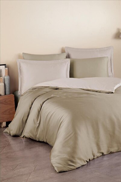 VAROL Laura Home - Set de husă de pilote din satin de bumbac