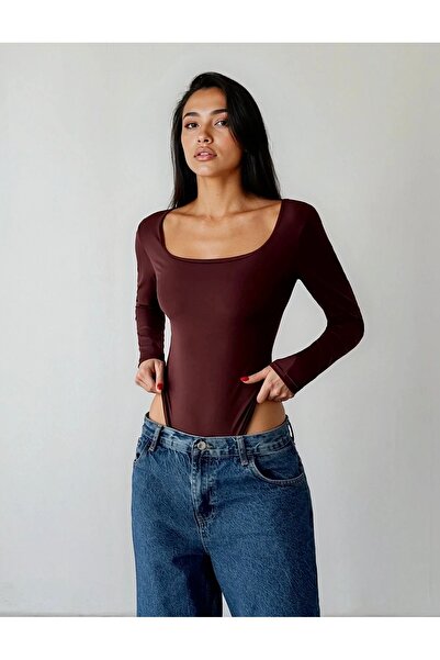 Friday Mood Women's Square Neck Bodysuit