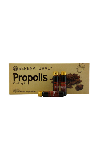 Sepe Natural Propolis Ekstresi Oral Likit Su Bazlı 300mg x 10 Ampül x10 ml