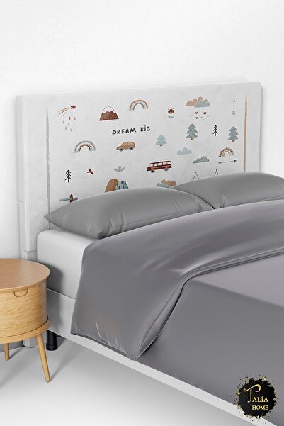 Talia Home Dream Big Doğa Desenli Yatak Baza Başlık Kılıfı TLABK-057