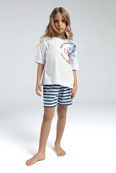 U.S. Polo Assn. U.S. Polo Assn. Girl's White Shorts Set