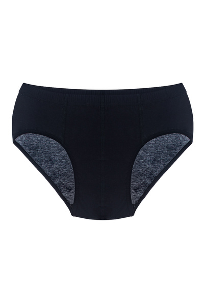 TOLIN Ανδρικό σλιπ 100% βαμβακερό Navy Blue Basic Single Jersey 213