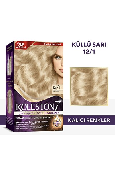 Wella Koleston Kit Saç Boyası 12/1 Ekstra Küllü Sarı