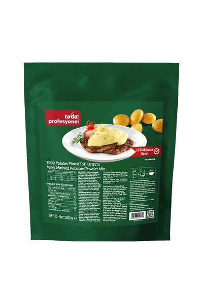 Tada Profesyonel Sütlü Patates Püresi 2,5 kg