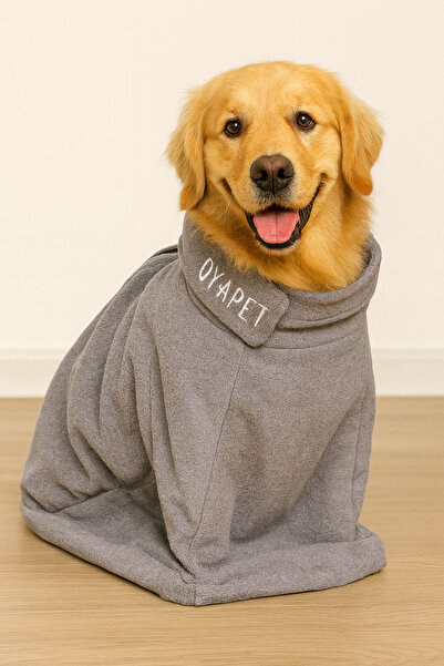 oyapet Köpek Kurulama Tulumu Microperformance® Fermuarlı Lüks Havlu Bornoz Küçük Ve Büyük Irk Köpekler Için