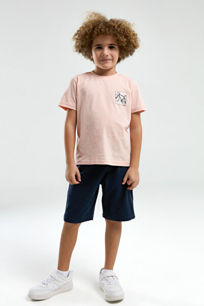 Arnetta Boy's Pink Bermuda Set